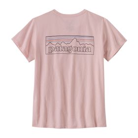 POLO PATAGONIA P-6 LOGO RESPONSIBILI-TEE ROSADO PARA MUJER