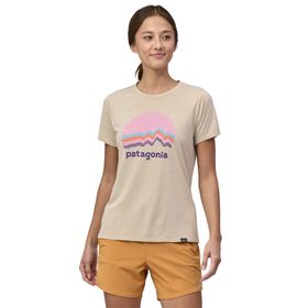 POLO PATAGONIA CAPILENE COOL DAILY BEIGE PARA MUJER