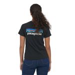 Polo-Para-Mujer--P-6-Logo-Responsibili-Tee®-Negro-Patagonia