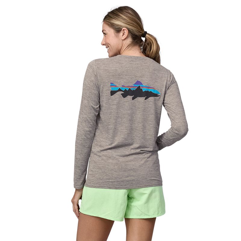 Polera-Para-Mujer--Capilene®-Cool-Daily-Gris-Patagonia