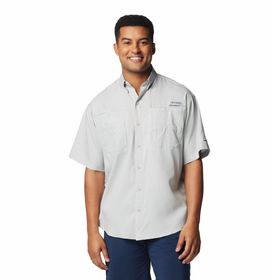 Camisa Para Hombre Manga Corta PFG Tamiami™ II Gris Vestuario