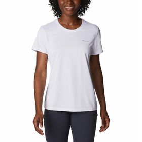 POLO COLUMBIA MANGA CORTA HIKE™ CREW BLANCO PARA MUJER