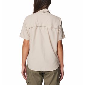 BLUSA COLUMBIA MANGA CORTA SILVER RIDGE™ 3.0 BEIGE PARA MUJER