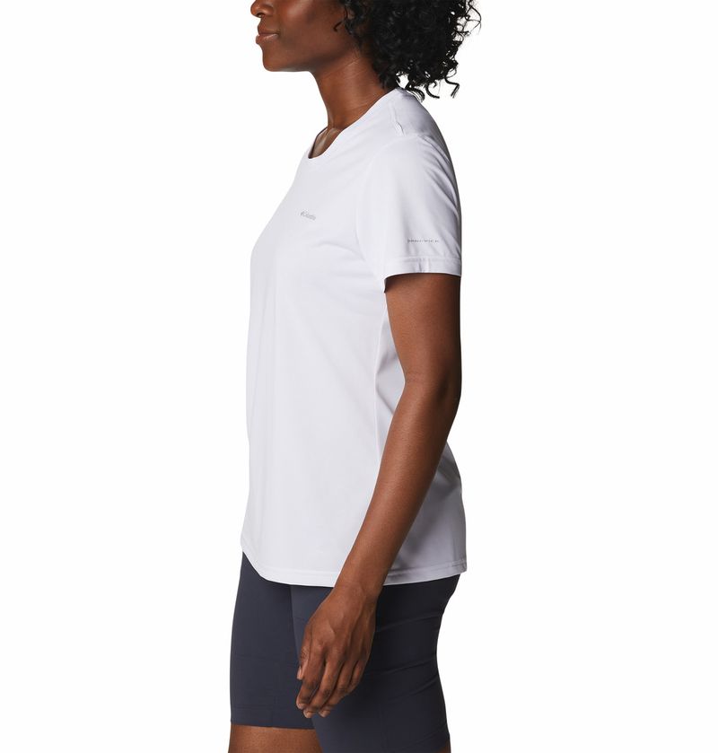 Polo-Para-Mujer-Manga-Corta-Hike™-Crew-Blanco-Columbia