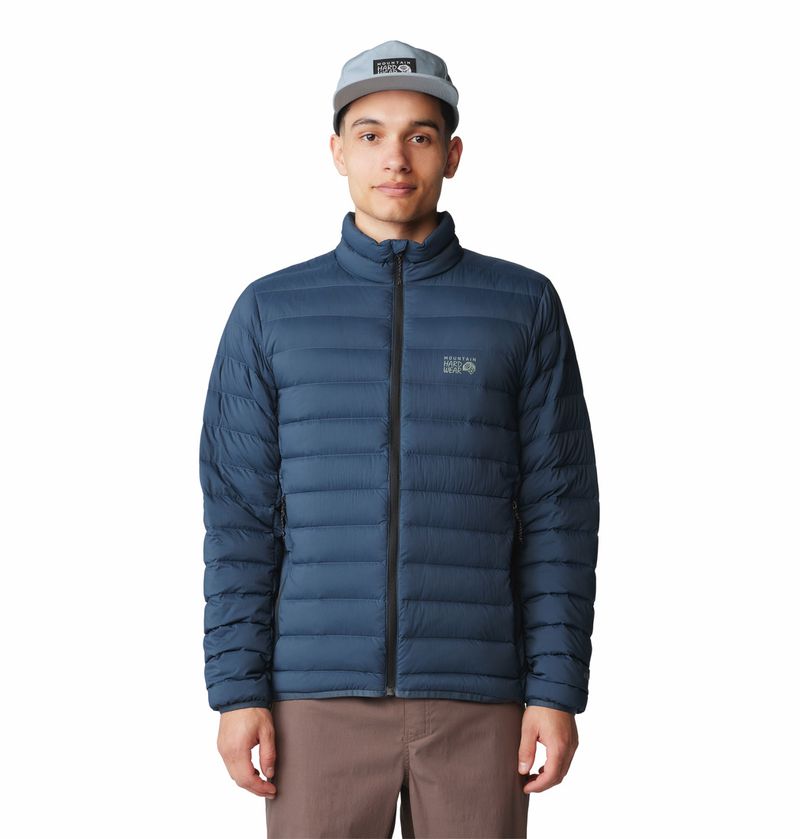 Casaca-Para-Hombre-Pluma-Deloro™-Down-Azul-Mountain-Hardwear