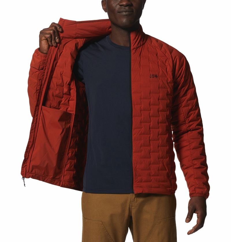 Casaca-Para-Hombre-Pluma-Stretchdown™-Light-Rojo-Mountain-Hardwear