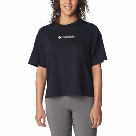 POLO PARA MUJER MANGA CORTA NORTH CASCADES™ NEGRO COLUMBIA