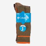 Medias-Unisex-3-Pack-Cotton-Crew-Marron-Columbia