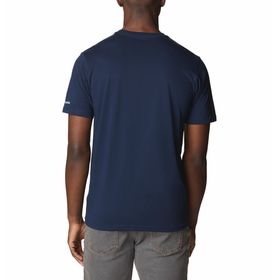 Polo Para Hombre Manga Corta Csc Seasonal Logo Azul Columbia