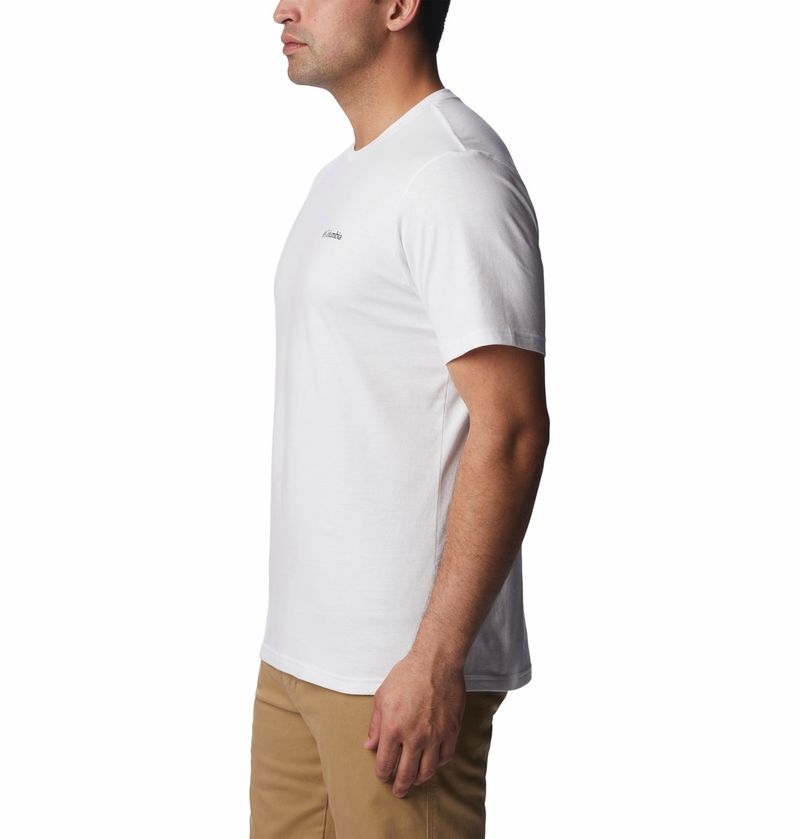 Polo-Para-Hombre-Manga-Corta-North-Cascades-Blanco-Columbia