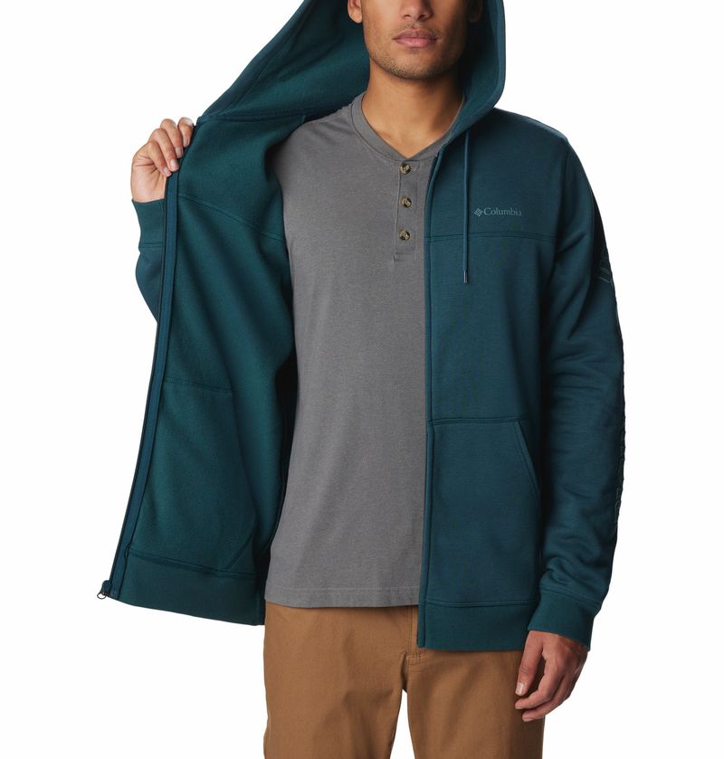 Casaca-Para-Hombre-Cierre-Completo-Columbia™-Logo-Verde-Columbia