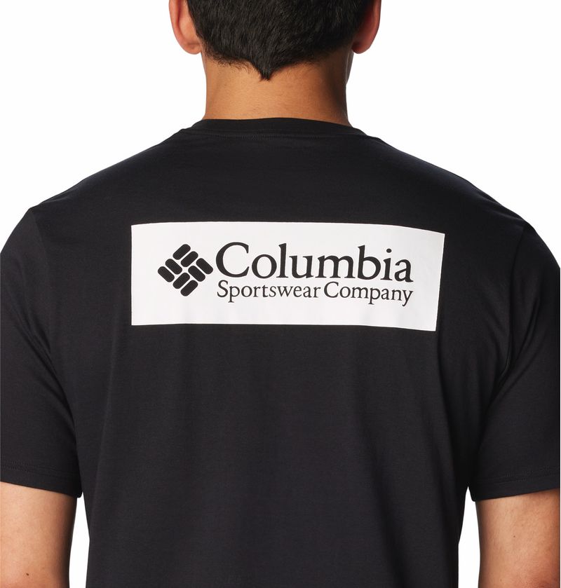 Polo-Para-Hombre-Manga-Corta-North-Cascades-Negro-Columbia