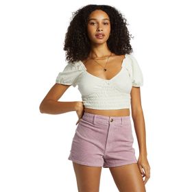 SHORT PARA MUJER  FREE FALL CORD MORADO BILLABONG