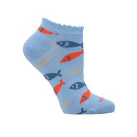 MEDIAS PARA MUJER BAMBÚ RFV24W PED ST FISH AZUL ROCKFORD