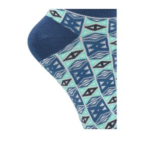 MEDIAS PARA MUJER BAMBÚ RFV23W PED ST SHAPES AZUL ROCKFORD