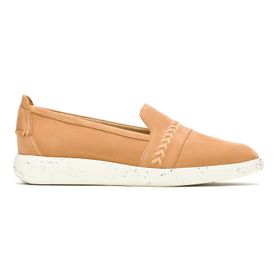 Zapato Para Mujer Cuero Aura Loafer Canela Hush Puppies