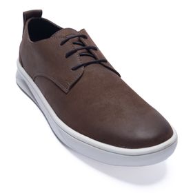Zapatilla Para Hombre Cuero Alejandro Marrón Hush Puppies