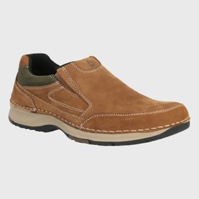 Zapato Para Hombre Cuero/Poliéster Vigor Café Hush Puppies