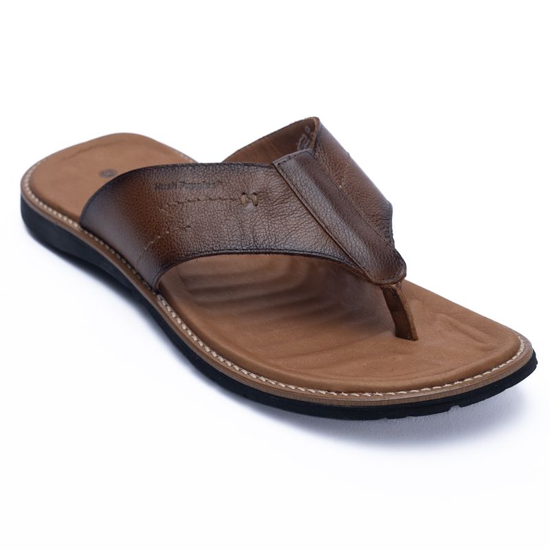 Sandalia-Para-Hombre-Cuero-Vera-Marron-Hush-Puppies