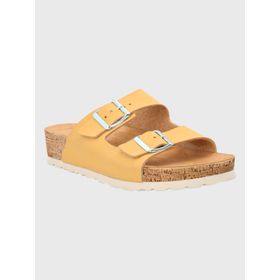 SANDALIA PARA MUJER CUERO SONDOLO AMARILLO HUSH PUPPIES