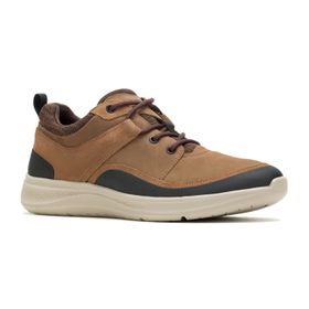 Zapato Para Hombre Cuero Elevate Wthr Sneaker Marron Hush Puppies