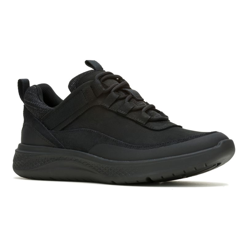 Zapatillas-Para-Mujer-Cuero-Elevate-Negro-Hush-Puppies