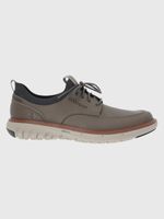 Zapatilla-Para-Hombre-Cuero-Poliester-Smart-Laceup-Gris-Hush-Puppies