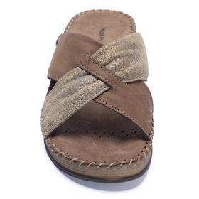 SANDALIA PARA MUJER CUERO PRESE CAFÉ HUSH PUPPIES