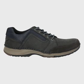 Zapato Para Hombre Cuero/Poliéster Darren Azul Hush Puppies