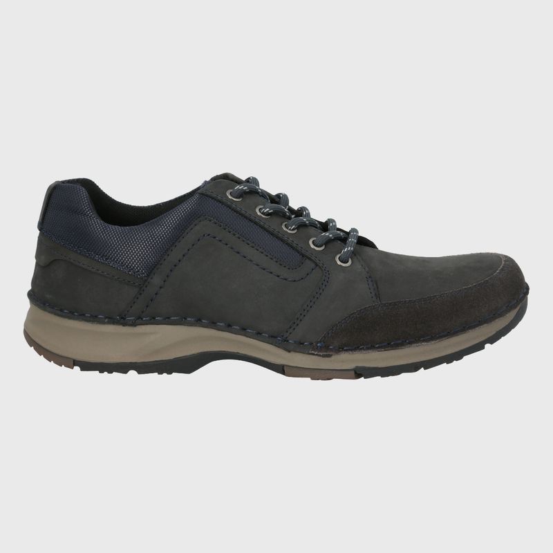 Zapato-Para-Hombre-Cuero-Poliester-Darren-Azul-Hush-Puppies