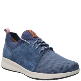 Zapatilla Para Mujer Cuero/Poliester Spinal Knit Navy Hush Puppies