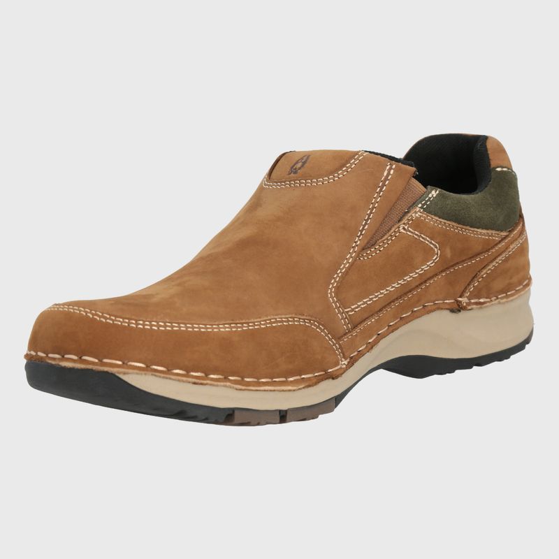 Zapato-Para-Hombre-Cuero-Poliester-Vigor-Cafe-Hush-Puppies