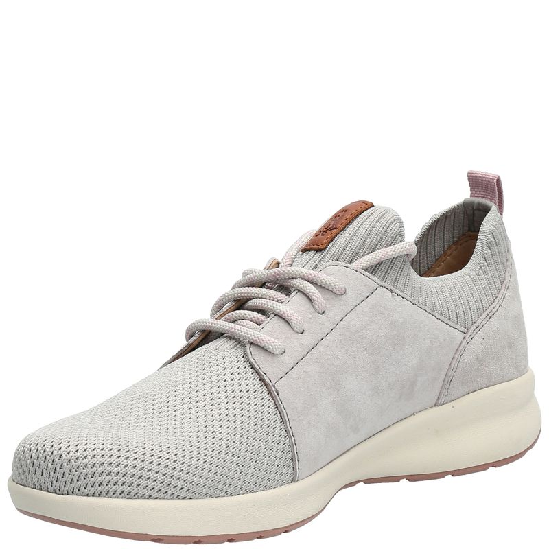 Zapatilla-Para-Mujer-Cuero-Poliester-Spinal-Knit-Gris-Hush-Puppies