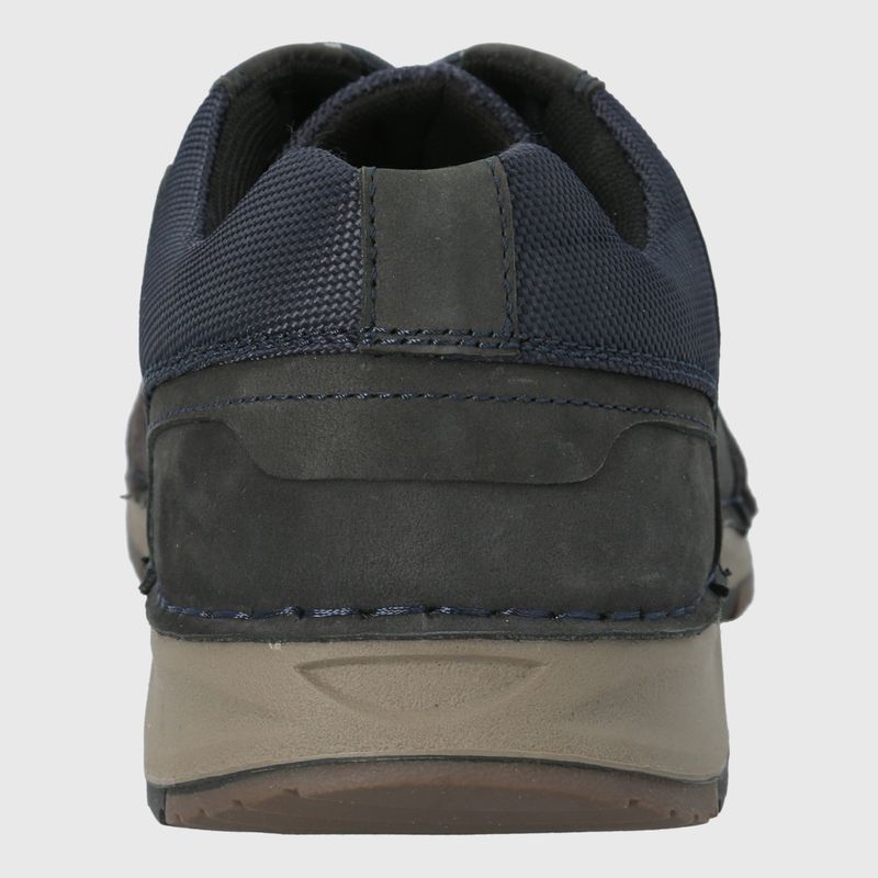 Zapato-Para-Hombre-Cuero-Poliester-Darren-Azul-Hush-Puppies