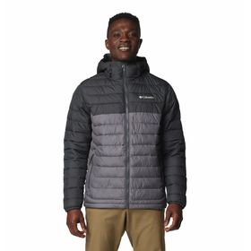 Casaca Para Hombre Sintética Con Capucha Powder Lite™ II Gris Columbia