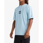 Lycra-Para-Hombre-Manga-Corta-All-Day-Wave-Celeste-Billabong