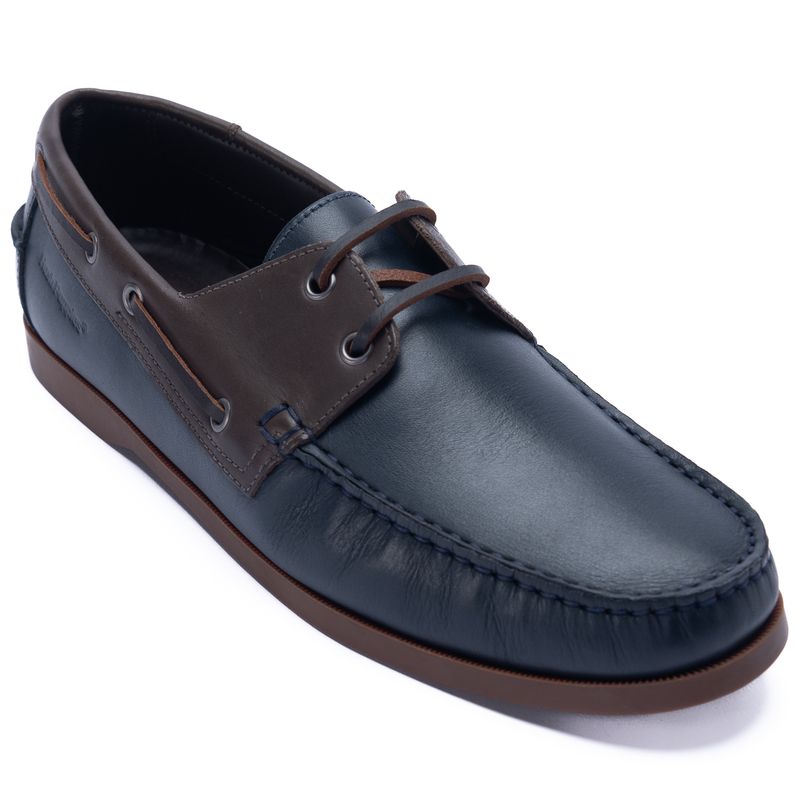 Mocasin-Para-Hombre-Cuero-Yatch-Azul-Hush-Puppies