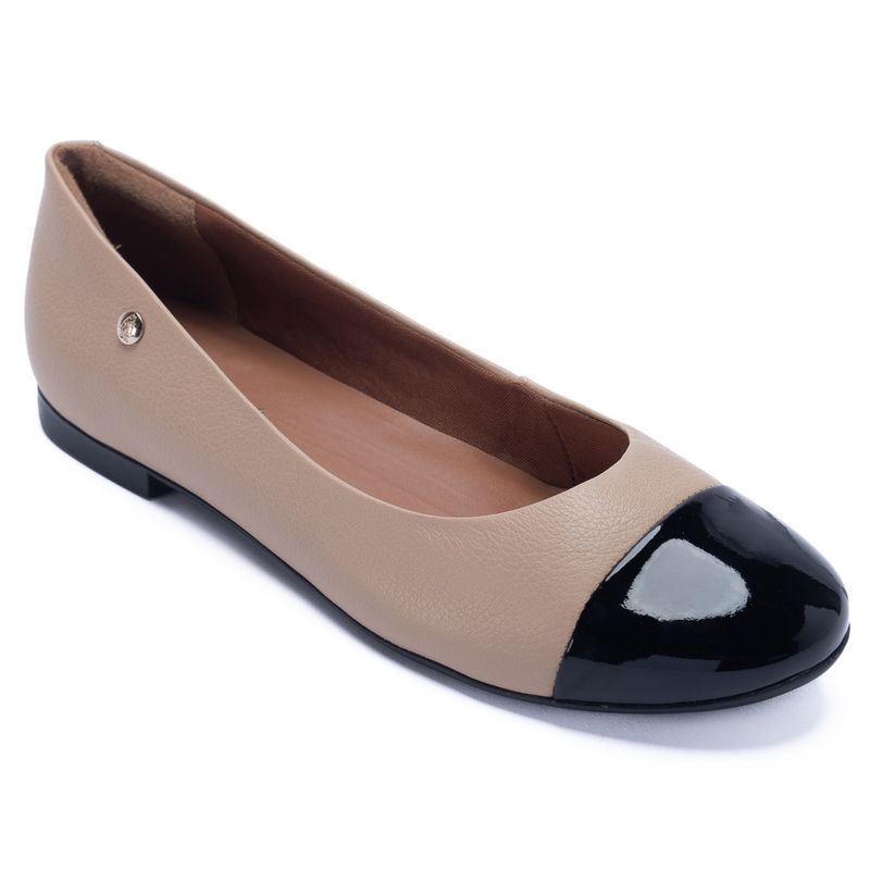 Ballerina-Para-Mujer-Cuero-Rita-Nude-Hush-Puppies