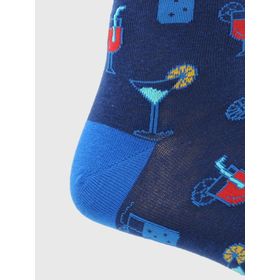 MEDIAS PARA HOMBRE ALGODÓN/ELASTANO COCKTAIL AZUL HUSHPUPPIES