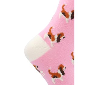 MEDIAS PARA NIÑA ALGODÓN/ELASTANO BASSET ROSADO HUSHPUPPIES