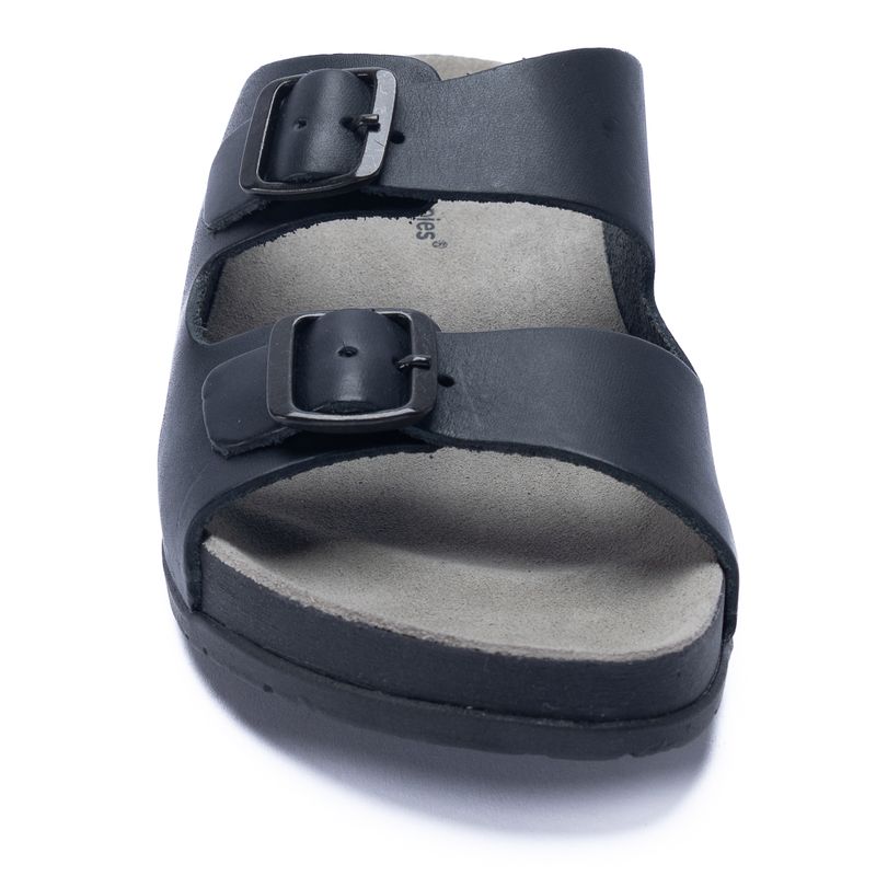 Sandalia-Para-Hombre-Cuero-Charles-Negro-Hush-Puppies