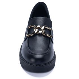 MOCASÍN PARA MUJER CUERO ALINA II NEGRO HUSH PUPPIES