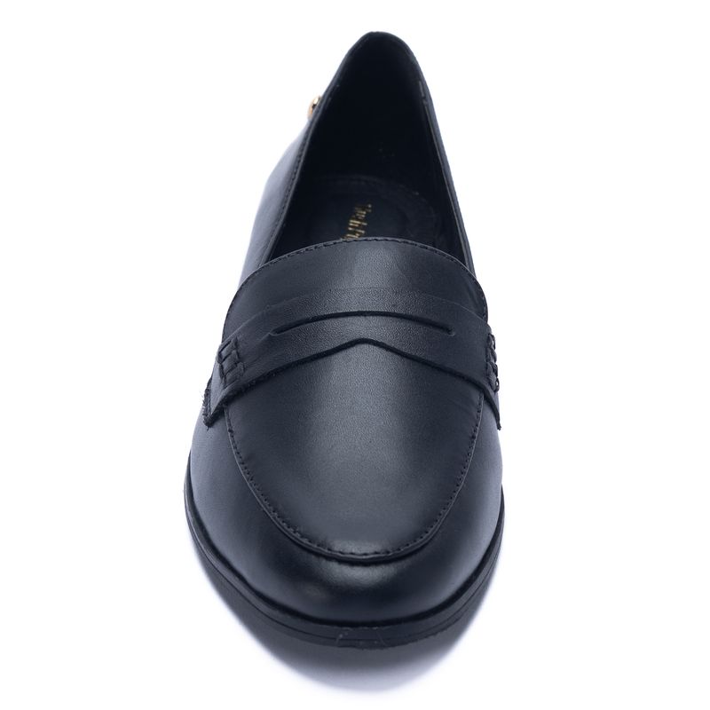 Mocasin-Para-Mujer-Cuero-Indiana-Negro-Hush-Puppies