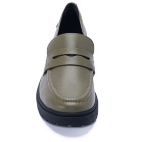 MOCASÍN PARA MUJER CUERO ALMA VERDE OLIVA HUSH PUPPIES