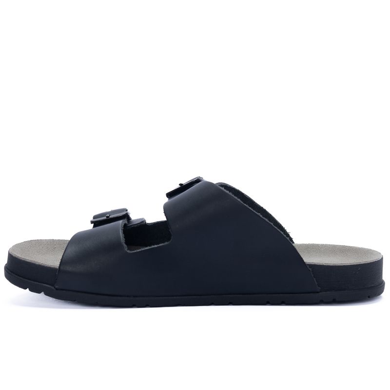 Sandalia-Para-Hombre-Cuero-Charles-Negro-Hush-Puppies
