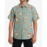 Camisa-Para-Hombre-Manga-Corta-Sundays-Mini-Ss-Verde-Billabong
