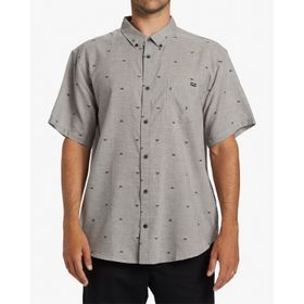 CAMISA PARA HOMBRE MANGA CORTA ALL DAY JACQUARD BEIGE BILLABONG