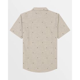 CAMISA PARA NIÑO MANGA CORTA BOYS' ALL DAY JACQUARD SS SHIRT BEIGE BILLABONG