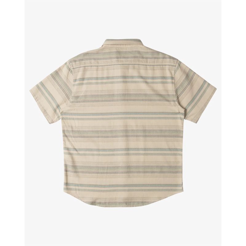 Camisa-Para-Niño-Manga-Corta-All-Day-Stripe-Beige-Billabong