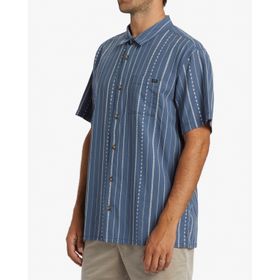 CAMISA PARA HOMBRE MANGA CORTA SUNDAYS JACQUARD AZUL BILLABONG